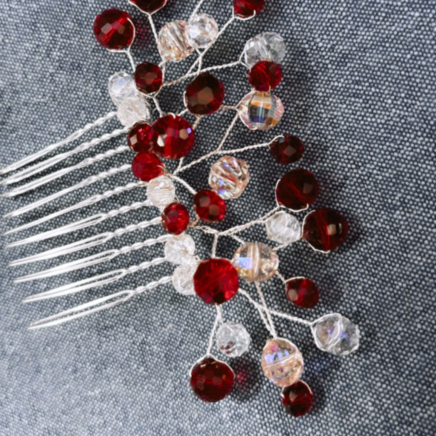 Matu sprādze ''Gardēniju ziedlapās''